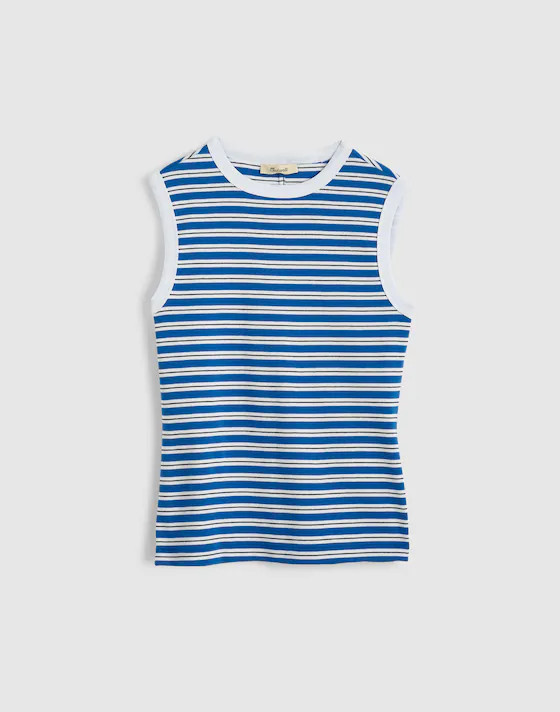 The '90s Shell Tank in Compact Cotton | Madewell