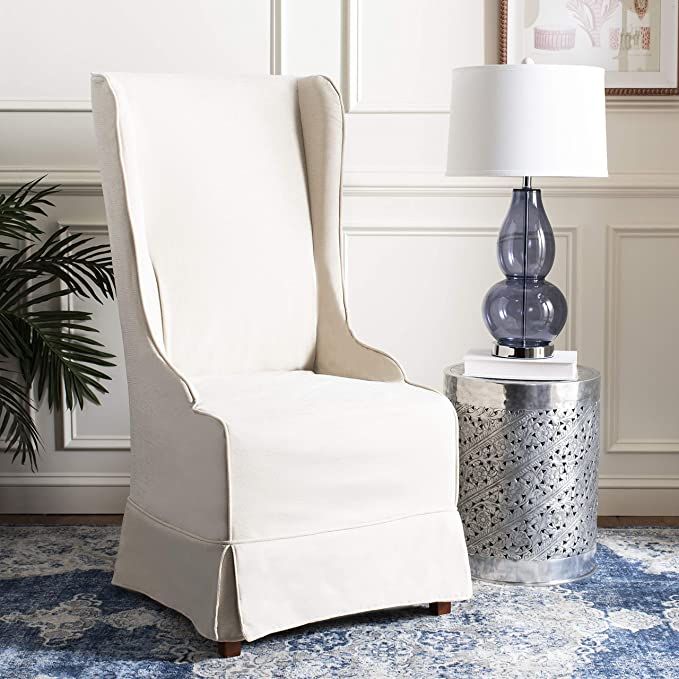 Safavieh Mercer Collection Stella Slip Cover for Side Chair, Ivory | Amazon (US)