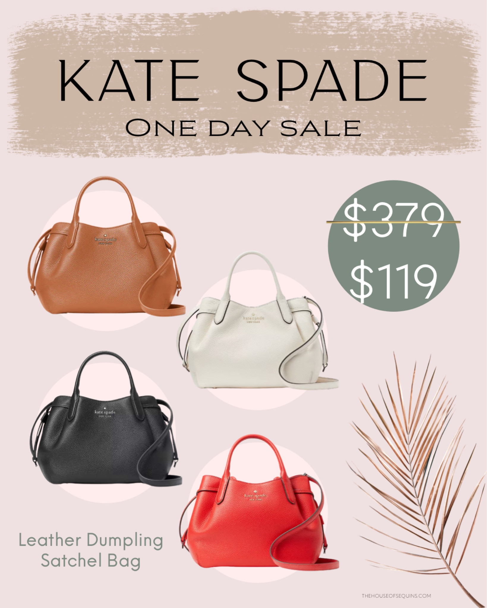 Kate Spade Dumpling Small Pebbled Leather Satchel Crossbody