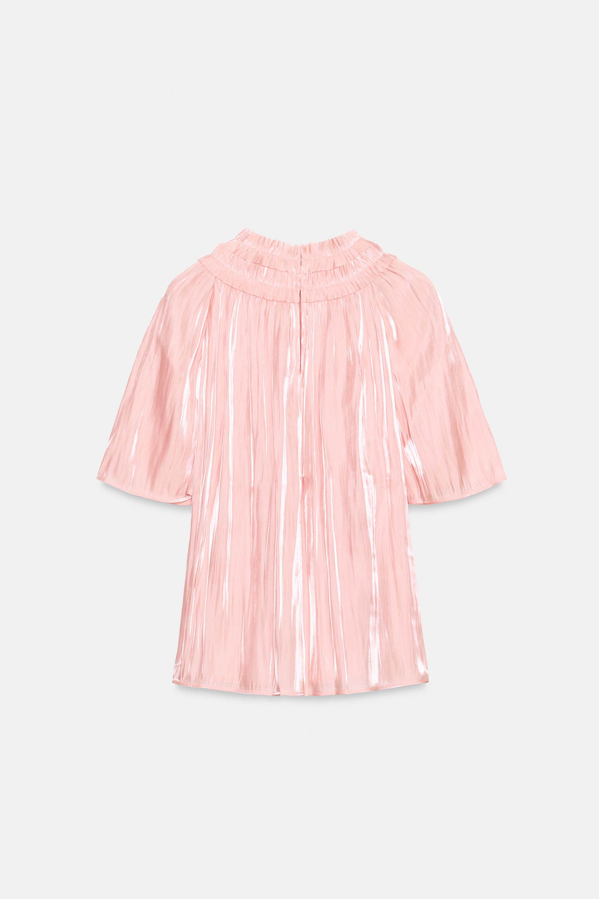 CAMICETTA EFFETTO BRILLANTE | Zara IT