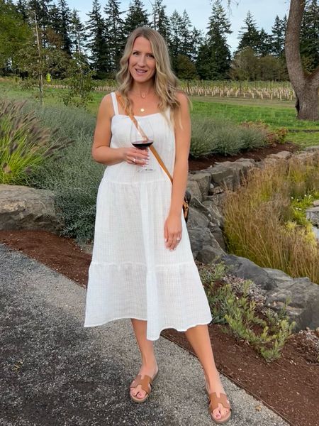 This tiered maxi dress is available in multiple colors and the perfect transitional dress for fall! Cozy it up with a cardigan to carry into fall.

#LTKstyletip #LTKfindsunder50 #LTKSeasonal