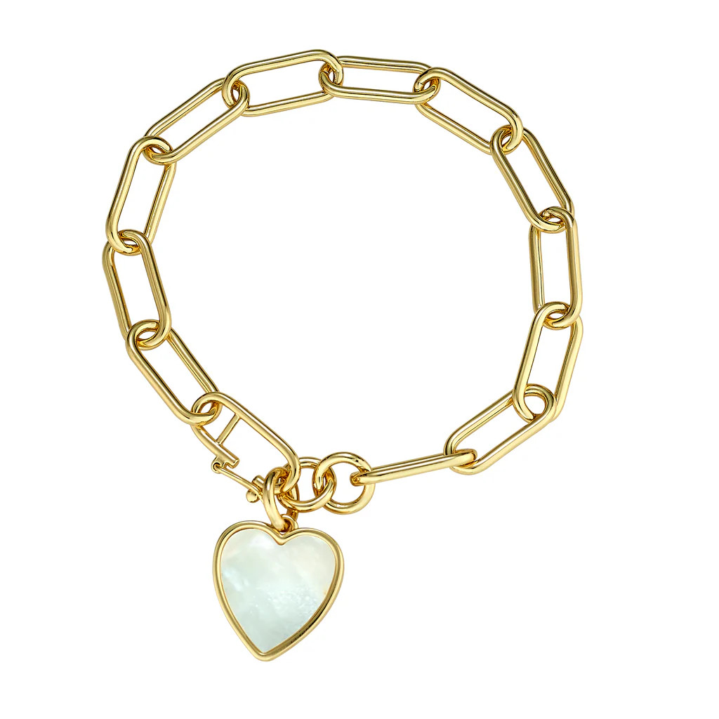 Heart Charm Link Bracelet | ASHA by ADM
