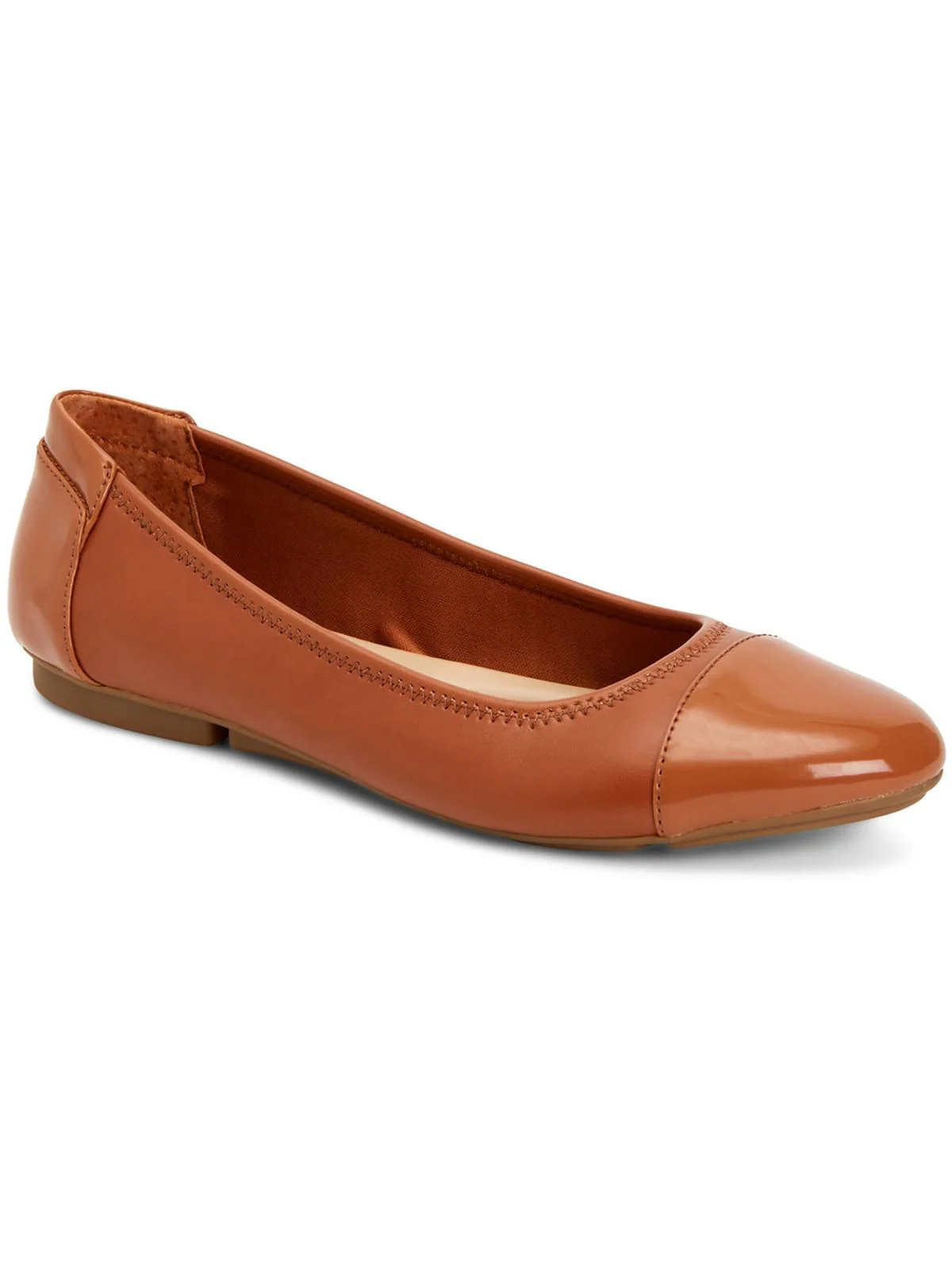 Tavii 2 Womens Faux Leather Slip on Ballet Flats | Shop Simon