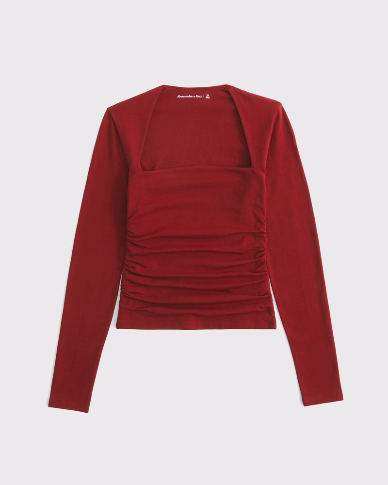 The A&F Ava Long-Sleeve Top | Abercrombie & Fitch (US)