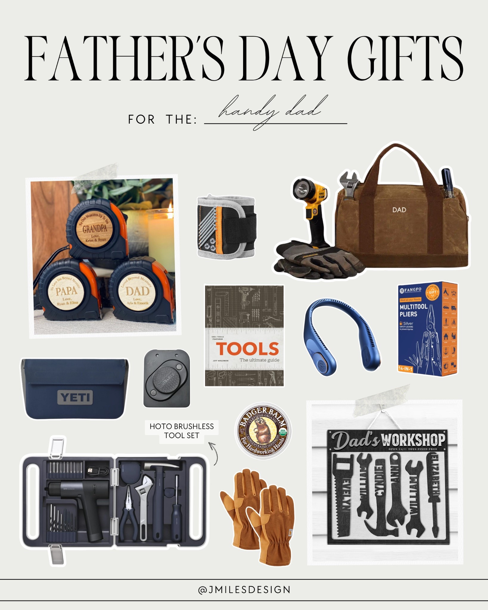 🛠 Father’s Day Gift Guide: For the Handy Dad 🧰
If Dad’s idea of fun involves power tools and DIY projects, this one’s for him. From custom gear to smart gadgets, these finds are built to impress.

#FathersDayGifts #HandyDad #GiftGuide #ToolLover

#LTKSaleAlert #LTKMens #LTKGiftGuide