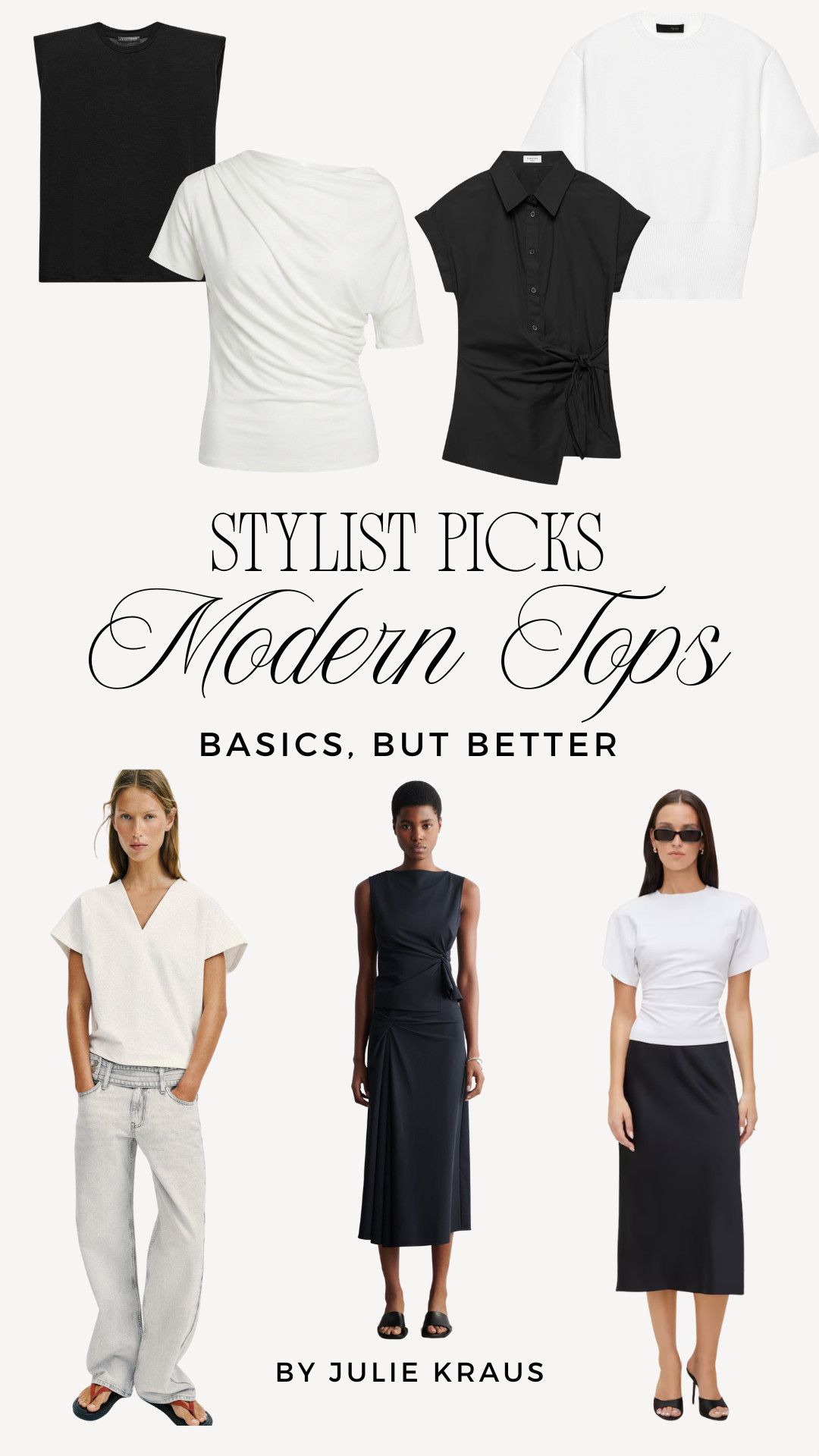 My top picks for elevated basics this spring. I always tell my clients these are the pieces that make everything else in your closet work harder. Elevated Basics • Spring Tops • Spring Style 2026 

 #LTKSeasonal #LTKOver40