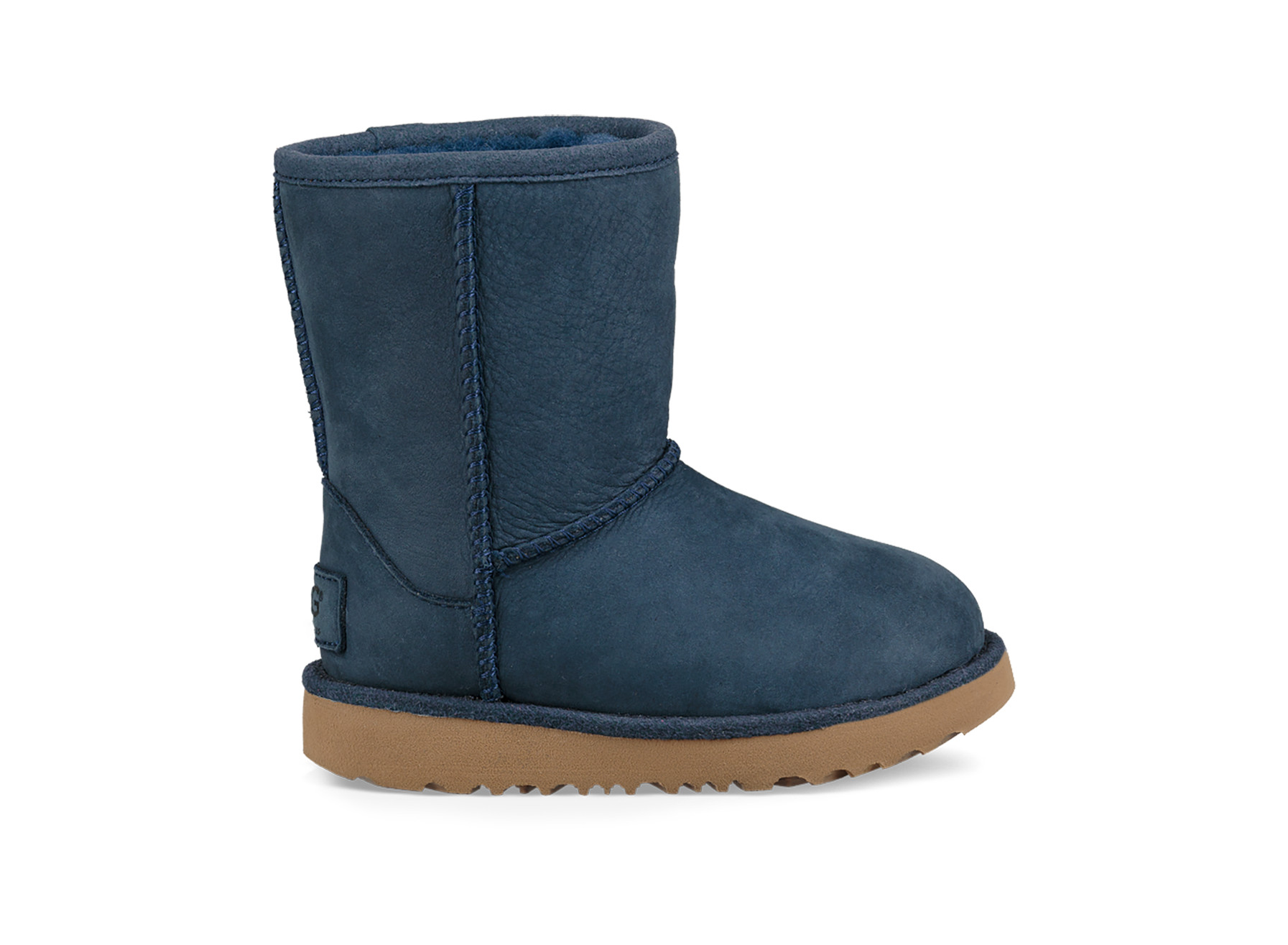 UGG Toddlers' Classic II Weather Short Leather Classic Boots in Navy, Size 6 | UGG (US)