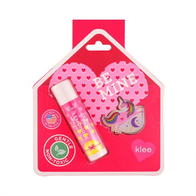 2024 Valentine's Collection! Klee Naturals Set of 6 Hug and Kiss Lip Shimmer and Sticker Exchange... | Maisonette