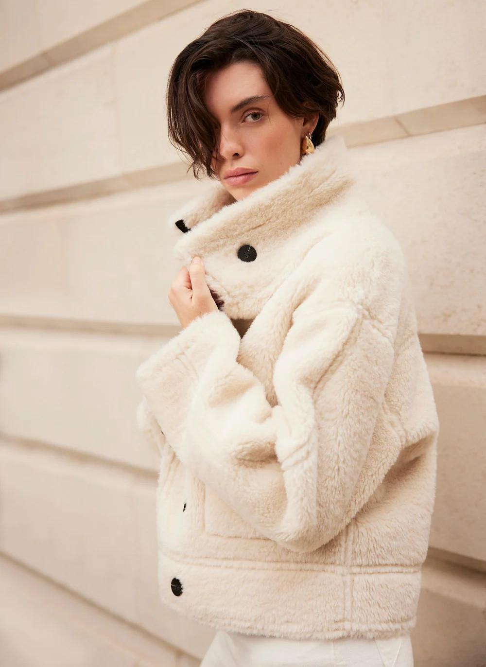 Black Reversible Aviator Jacket | Mint Velvet