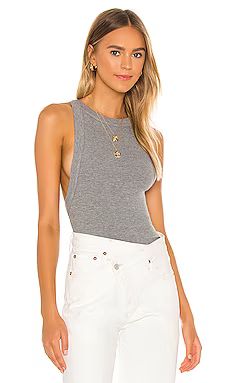 The Line by K Ximeno Tank in Heather Grey from Revolve.com | Revolve Clothing (Global)