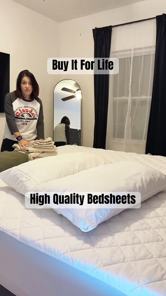 One of my absolute must "buy it for life
"items or quality bedsheets. Maybe they won't quite last a lifetime but they should last many years. These Feather And Stitch bedsheets are the real deal. I will recommend them before anything else time and time again.


#LTKHome #LTKWatchNow #LTKFindsUnder100
