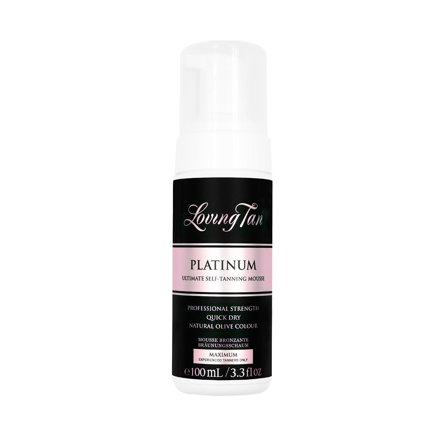 Loving Tan Platinum Self Tanning Mousse, Dark -Streak Free, Natural Looking, Professional Quality... | Amazon (US)