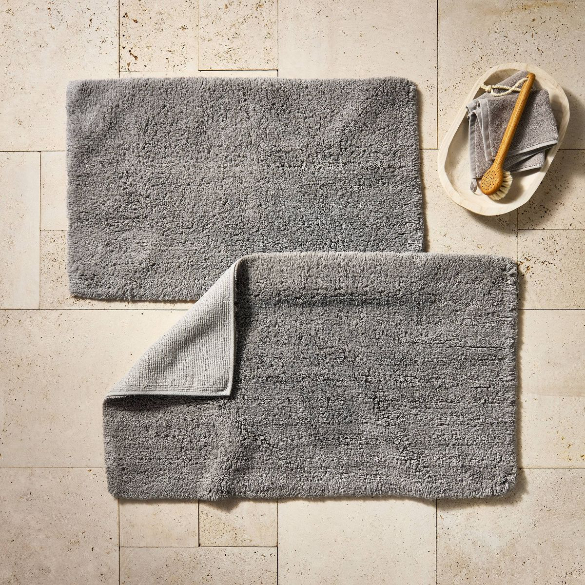 21"x34" Modal Plush Bath Rug Light Gray - Casaluna\u2122 | Target