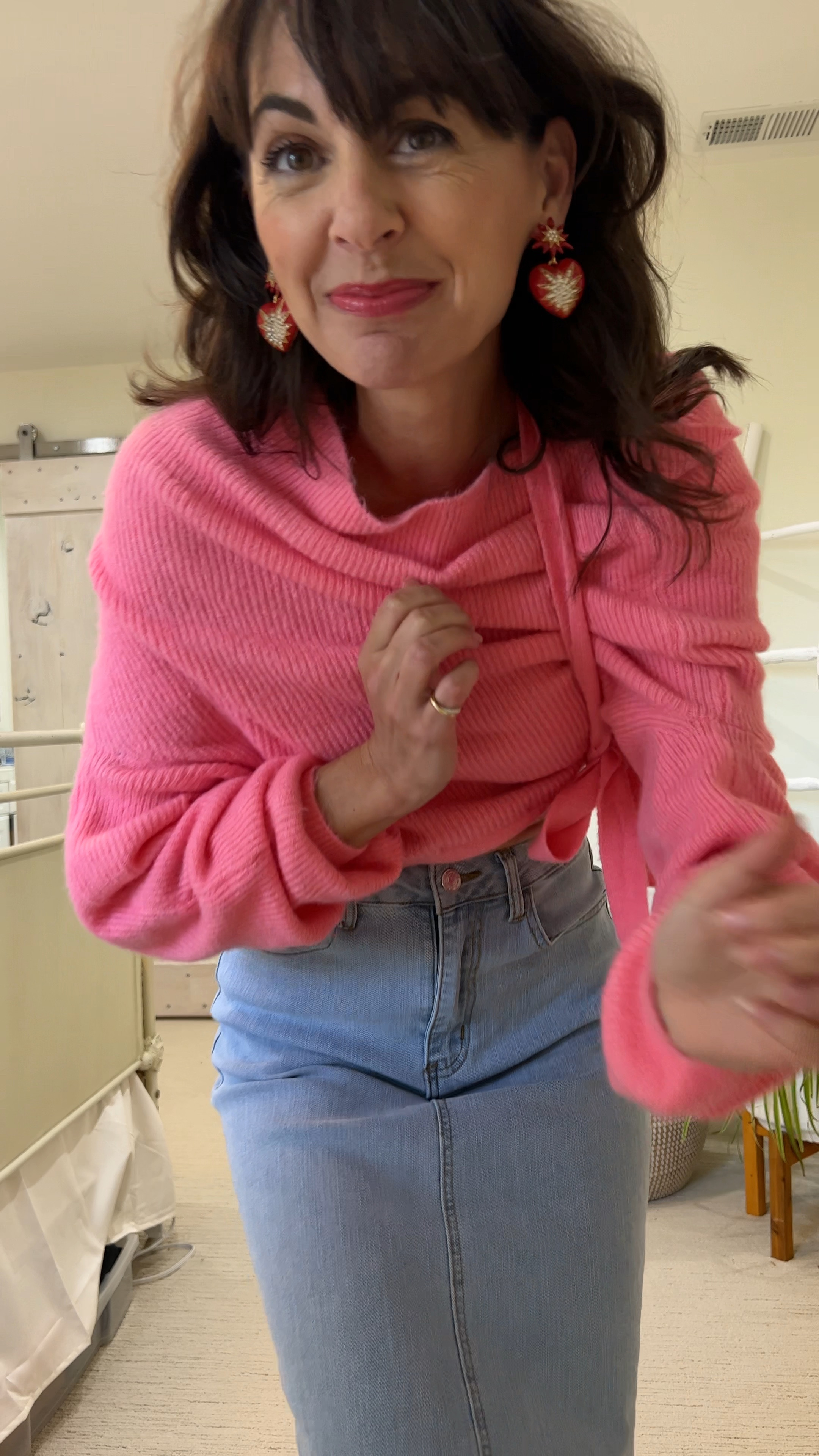 Haute Mama Look of the Day
3 ways to wear a wrap sweater - one of 9 key pieces that make 49 outfits in my carryon capsule wardrobe 

#LTKstyletip