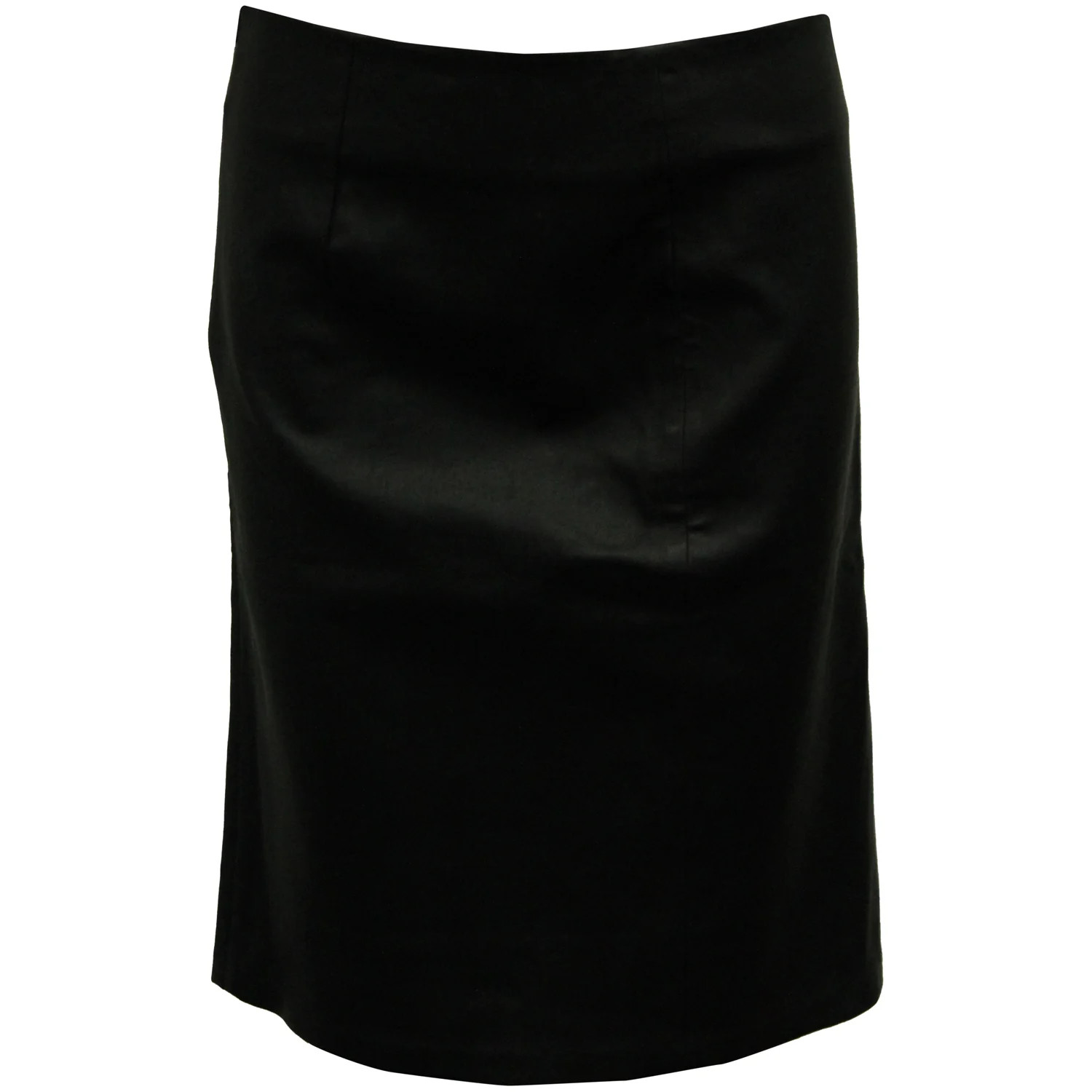 Diane Von Furstenberg Pencil Skirt in Black Leather | Shop Simon