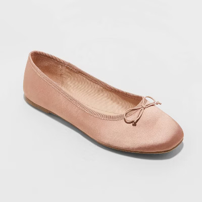 Women's Jackie Ballet Flats - A New Day™ Copper 11 | Target