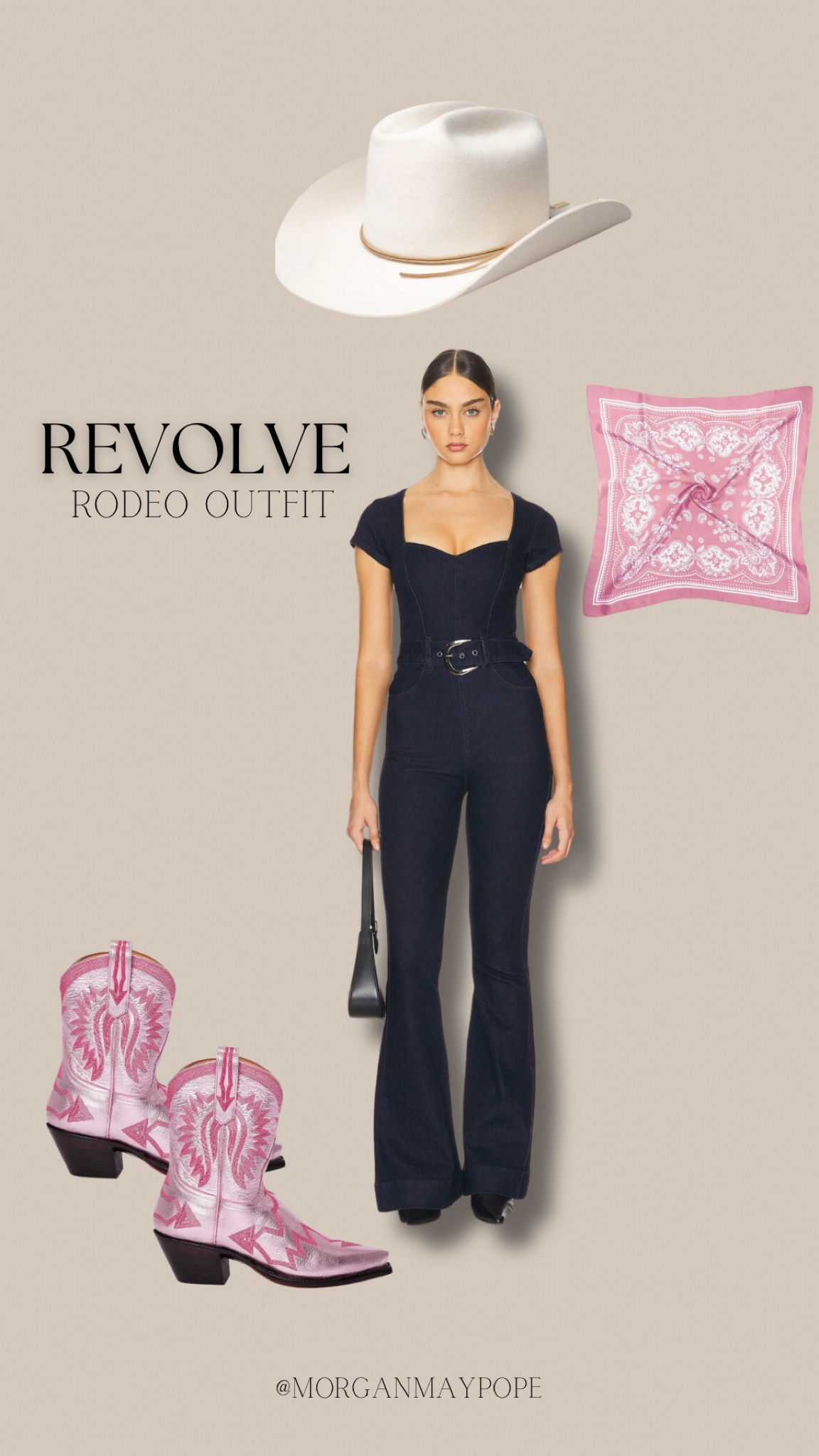 Revolve rodeo outfit ideas inspo such a cute jumpsuit 

#LTKStyleTip #LTKShoeCrush #LTKMostLoved