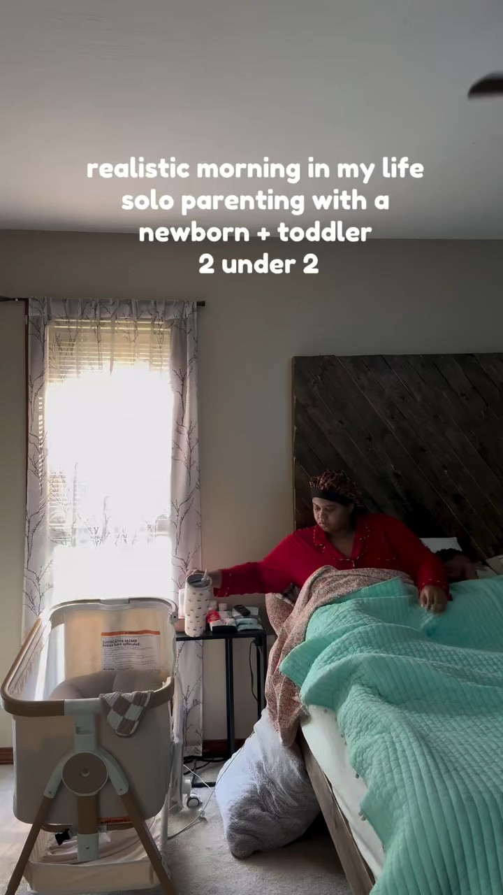 At least I am getting some sleep even if it is early in the am; baby boy is loving his bouncer. Everything is linked in my LTK 🤍

#newborn #morningroutine #postpartum #boymom #sahm