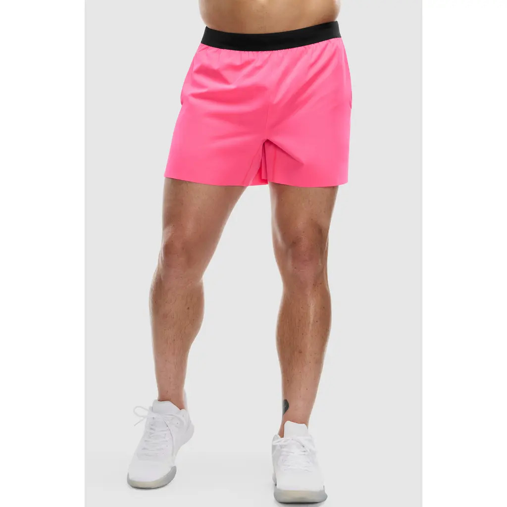Peloton 5"" Lined Bonded Run Short in Hot Pink at Nordstrom, Size Xx-Large | Nordstrom