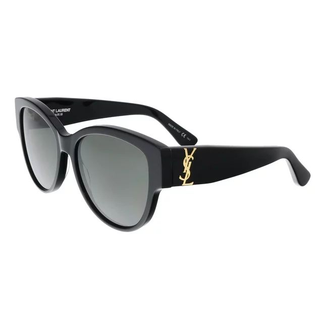 Saint Laurent SL M3-002 Black Cat Eye Sunglasses - Walmart.com | Walmart (US)