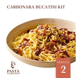 Pasta Evangelists Carbonara Bucatini Meal Kit for 2 | Ocado | Ocado