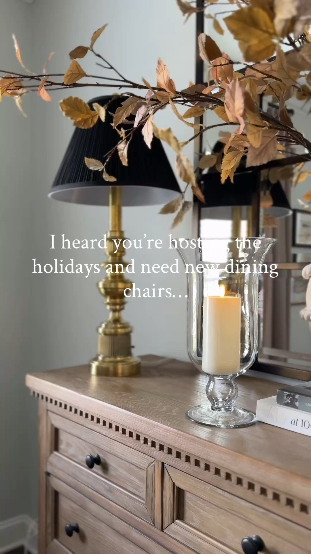 Dining room details. My chairs are currently on sale. ￼

#LTKSeasonal #LTKHome #LTKSaleAlert