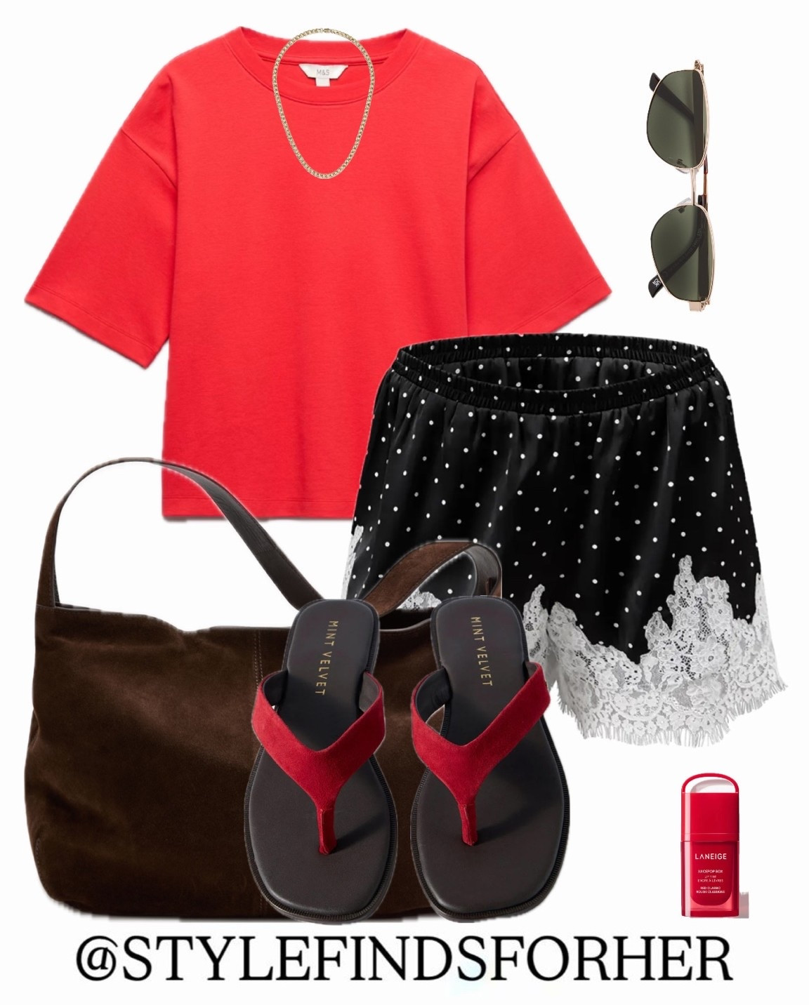These place trim polka dot satin shorts are going to be a sellout 🤤 Teamed with red and suede this outfit makes the perfect city break ensemble 👌🏼 

Red outfit | satin shorts | suede sandals

#LTKTravel #LTKootd #LTKMidsize