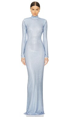 The New Arrivals by Ilkyaz Ozel Donyale Dress in Blue Topaz from Revolve.com | Revolve Clothing (Global)