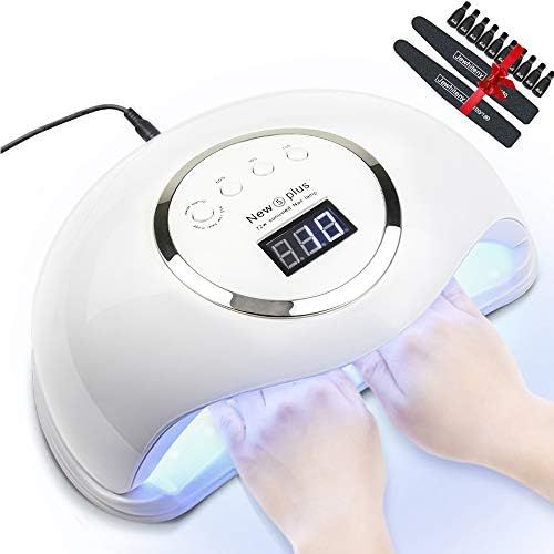 Gel UV LED Nail Lamp Jewhiteny Nail Dryer 72W Nail Gel Polish UV Light With 4 Timers for two hand, A | Amazon (US)