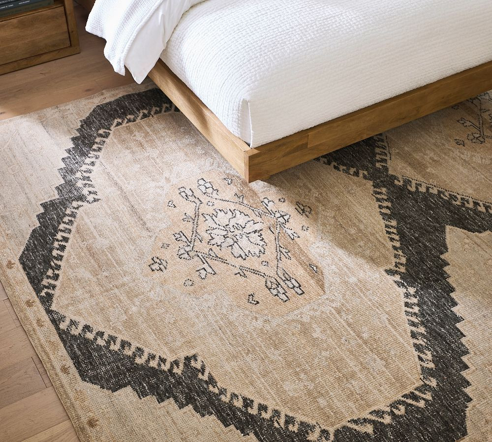 Demitria Hand-Knotted Wool Rug | Pottery Barn (US)