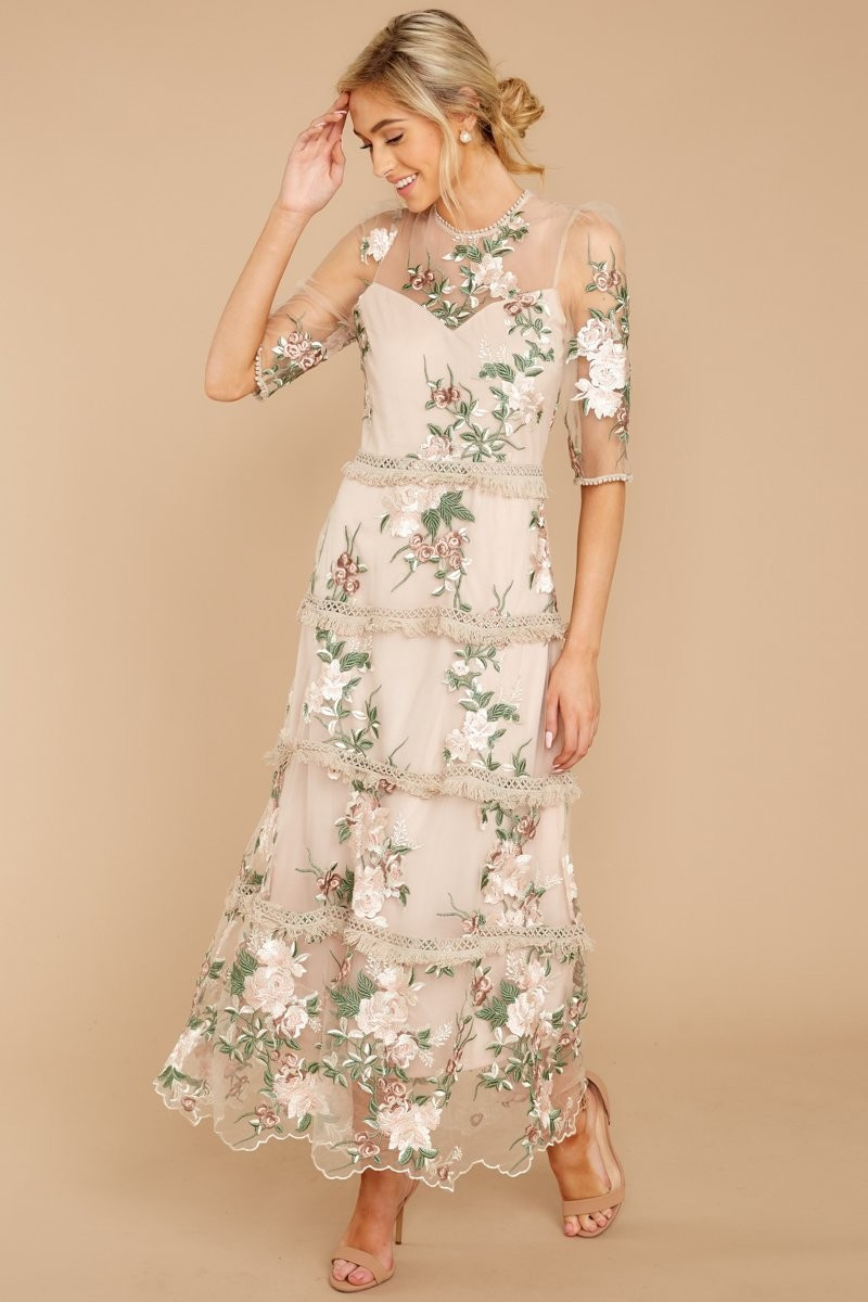 Honestly Love You Pink Floral Maxi Dress (BACKORDER MAY) | Red Dress 