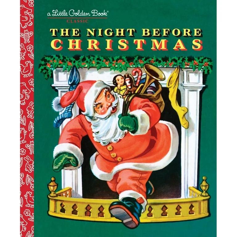 Little Golden Book: The Night Before Christmas (Hardcover) | Walmart (US)