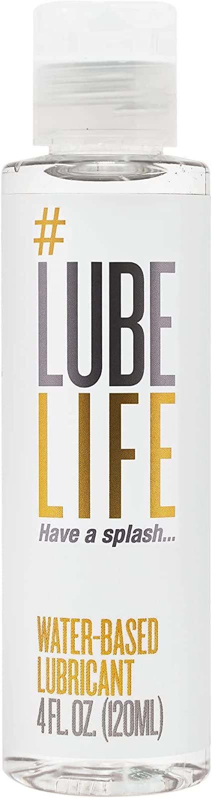 #LubeLife Water-Based Personal Lubricant, Lube for Men, Women & Couples, Non-Staining, 4 Fl Oz | Amazon (US)