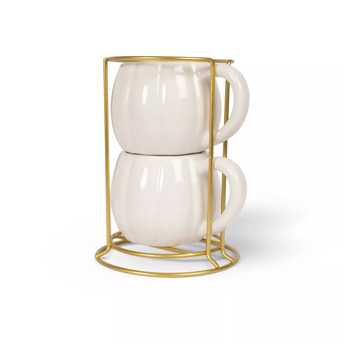 2pk Stackable Espresso Mugs Pumpkin - Bullseye's Playground™ | Target