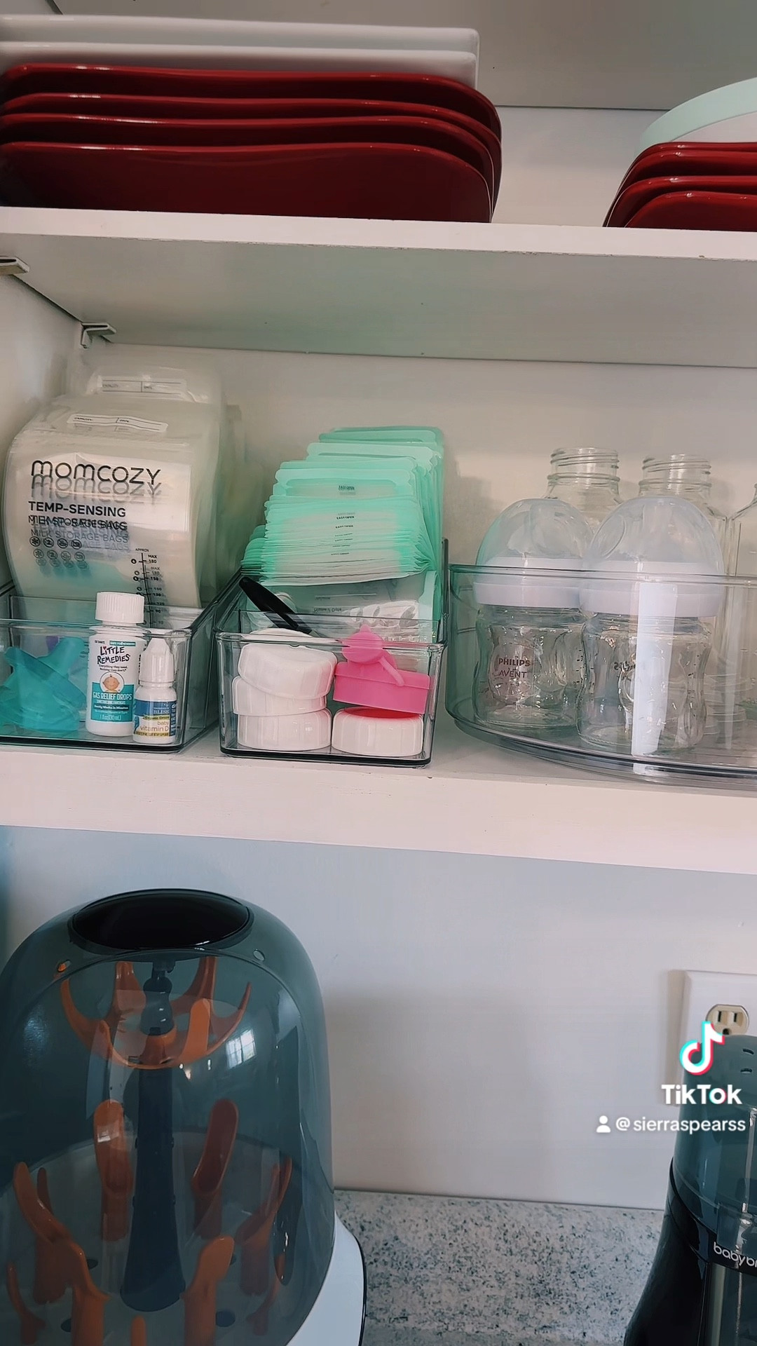 Bottle / breastfeeding organization cabinet! 

#LTKBaby #LTKBump #LTKFamily