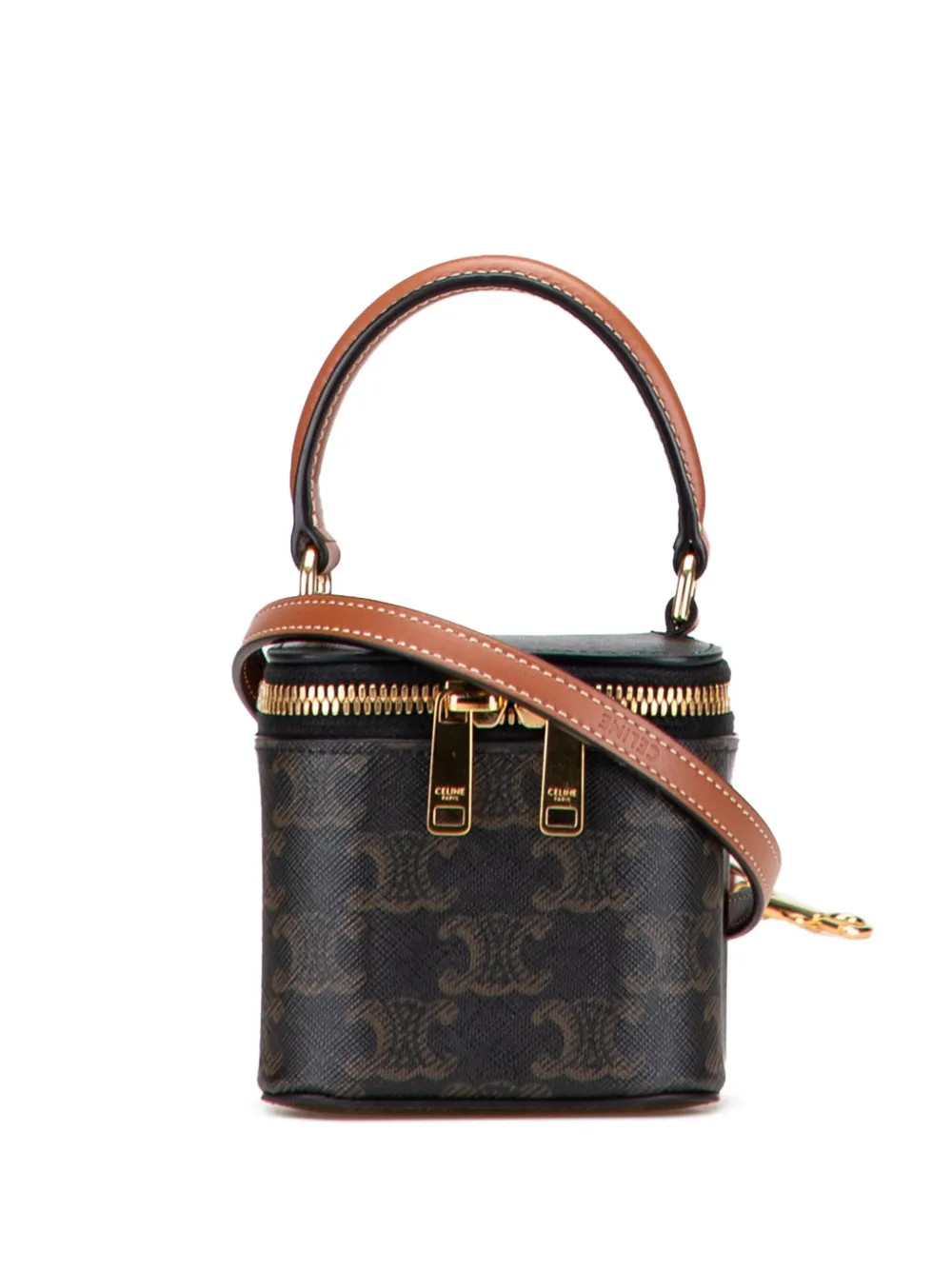 2024 Mini Triomphe Coated Canvas Vanity Case satchel | Farfetch Global