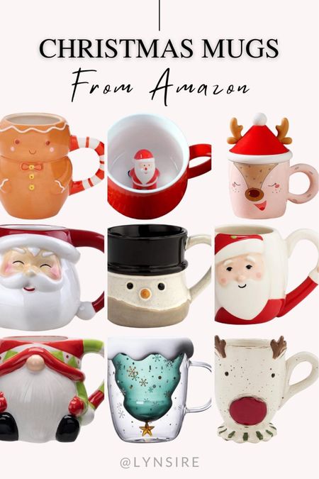 Christmas mugs ideal for a gift for yourself or for someone special. Amazon finds 🎁 

#LTKHoliday #LTKGiftGuide #LTKhome