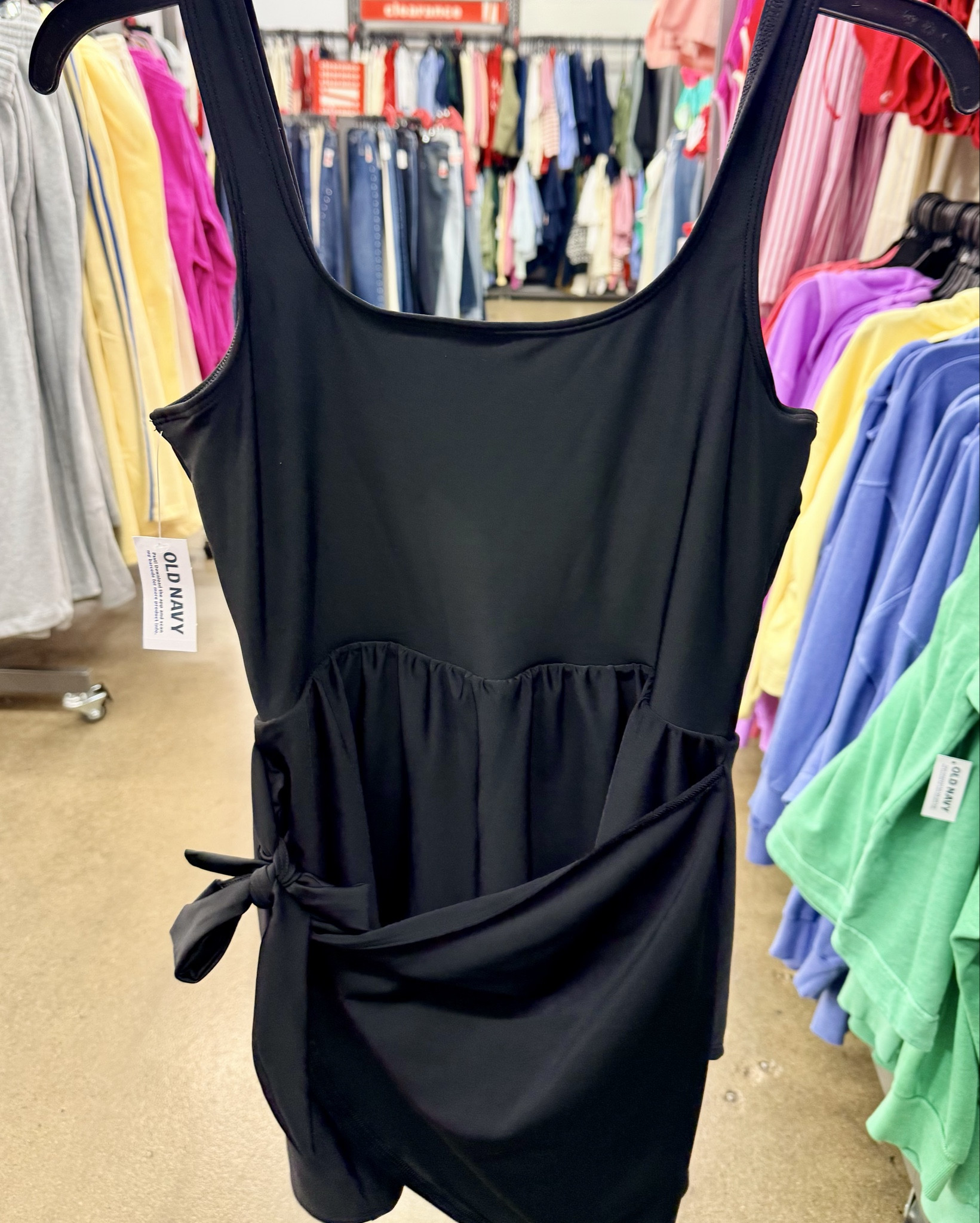 Modest one piece swimsuits and coverups from Old Navy on sale. 




Matte Side-Tie Swim Dress, modest swim, old navy swim 

#LTKSeasonal #LTKSaleAlert #LTKSwim