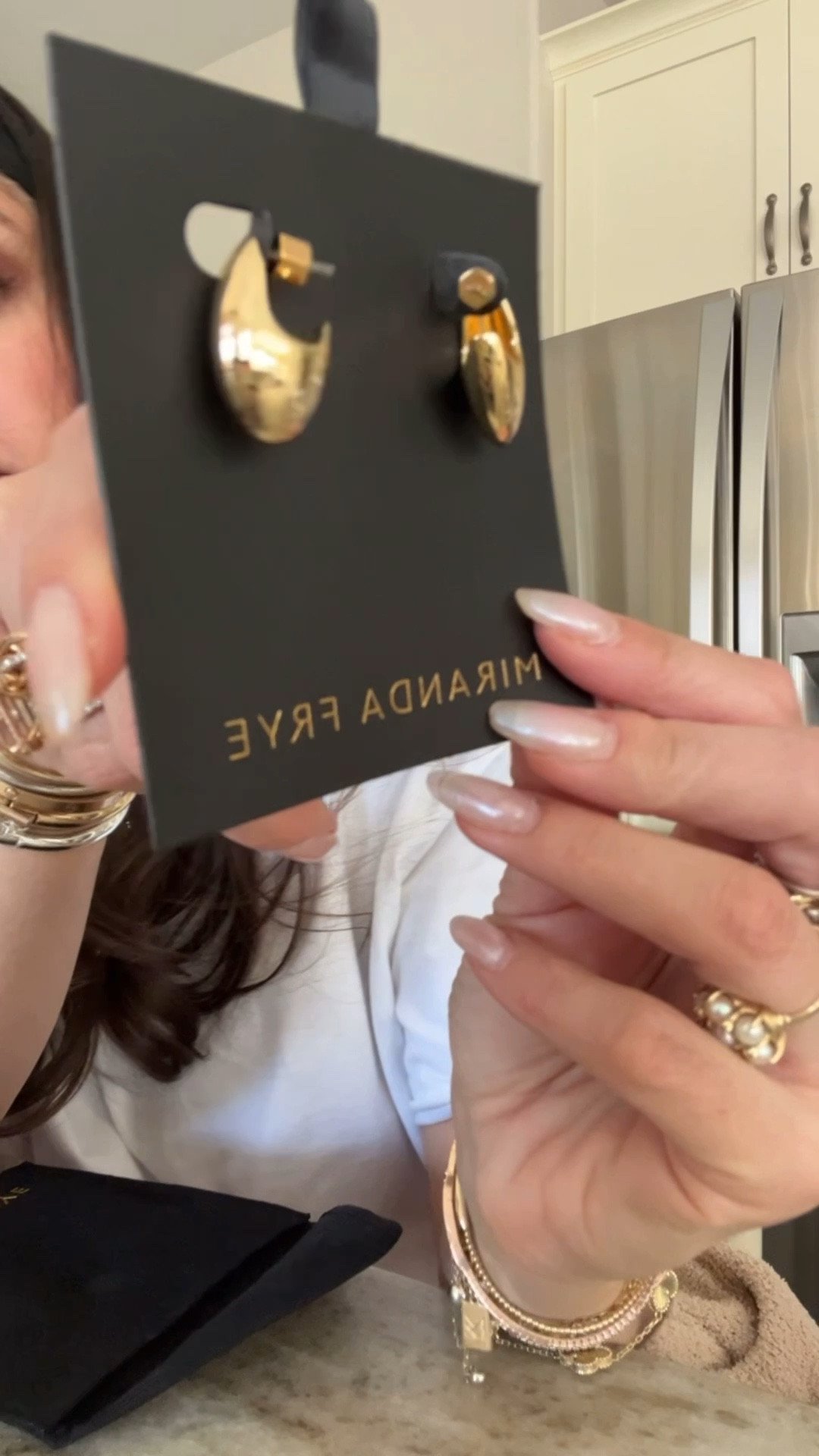 Miranda Frye hoop earrings 