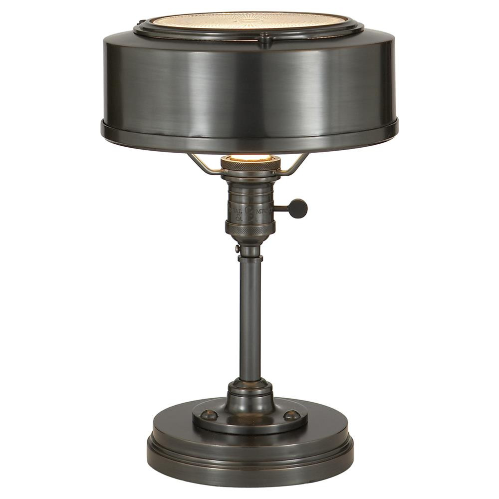 Visual Comfort Henley Industrial Loft Bronze Metal Task Lamp | Kathy Kuo Home