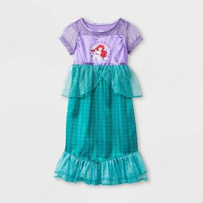 Toddler Girls' Little Mermaid NightGown - Purple | Target