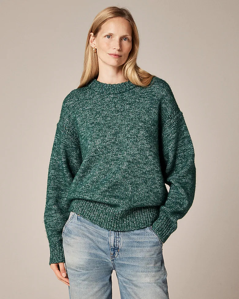 Relaxed crewneck pullover | J. Crew US