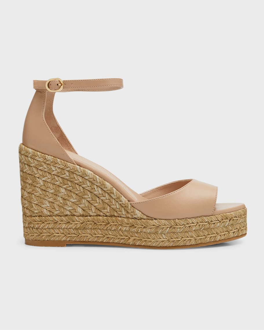 Nudistcurve Ankle-Strap Wedge Espadrille Sandals | Neiman Marcus