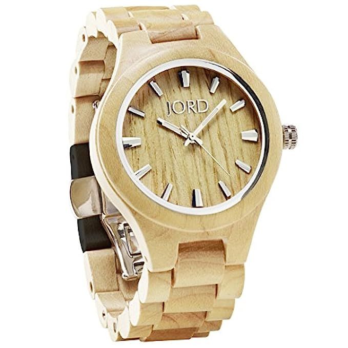 JORD Wooden Wrist Watches for Men or Women - Fieldcrest Series/Wood Watch Band/Wood Bezel/Analog Qua | Amazon (US)