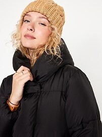 Water-Resistant Long Hooded Puffer Coat for Women | Old Navy (US)