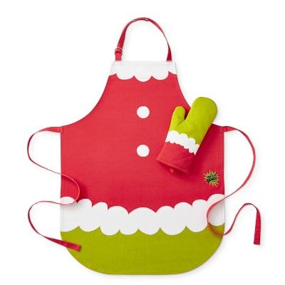 The Grinch™ Adult & Kid Aprons | Williams-Sonoma