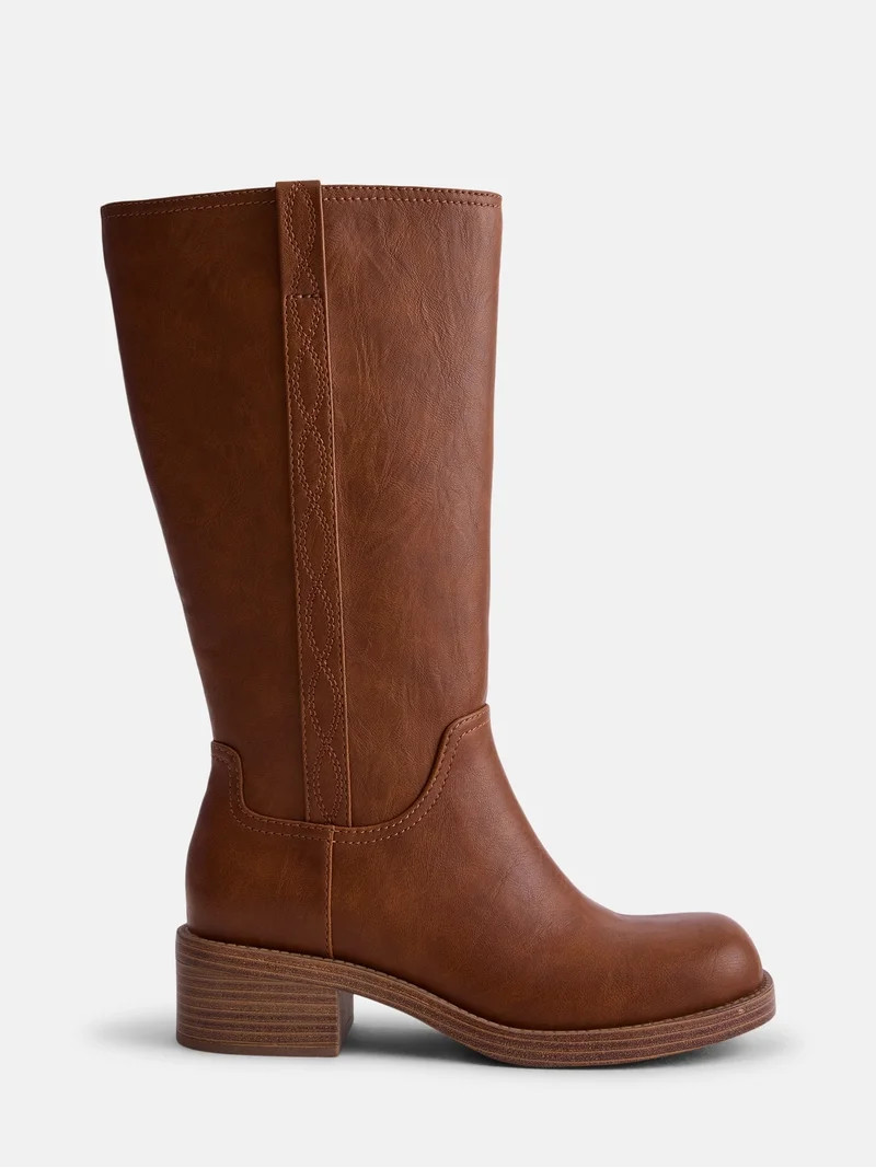 No Boundaries Women's Tall Riding Boot, Wide Width Available | Walmart (US)
