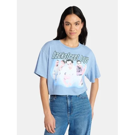 Backstreet Boys Women s Skimmer Tee with Short Sleeves Sizes XXS-4X | Walmart (US)