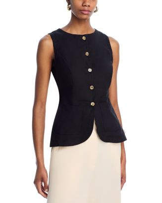 FORE Button Front Vest  | Bloomingdale's Women | Bloomingdale's (US)