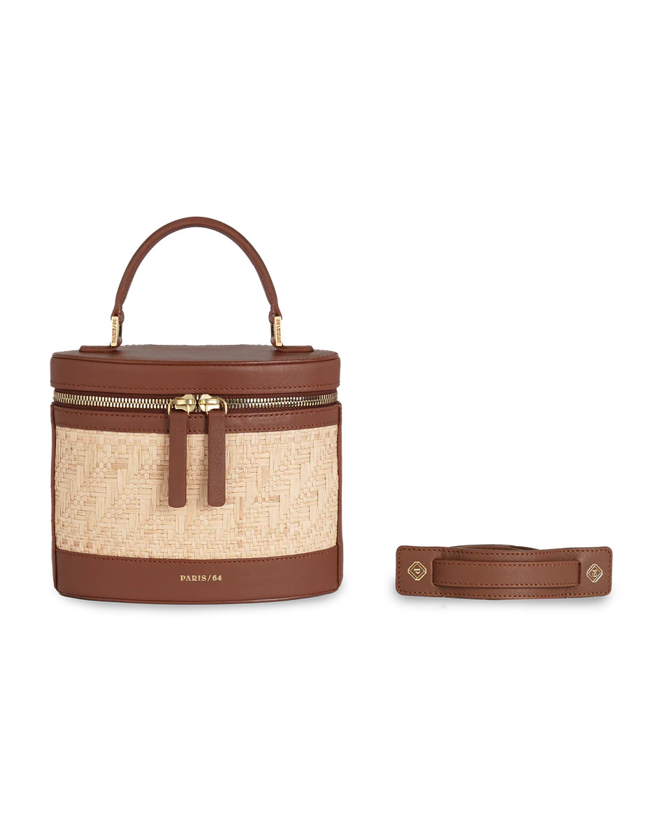 Prismatic Palm & Chocolate Bag by PARIS/64 | PARIS/64